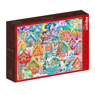 Alipson 50137 - Colorful Cookietown Night - 1500 db-os puzzle