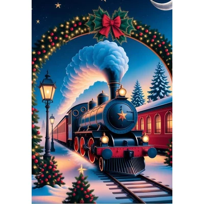 Alipson 50278 - The Magic Christmas Train - 1000 db-os puzzle