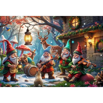 Alipson 50281 - Enchanted Christmas in the Woods - 1000 db-os puzzle