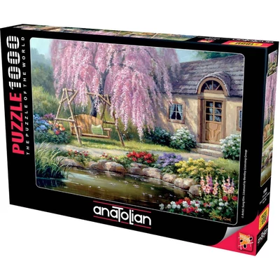 Anatolian 1089 - Cherry Blossom Cottage - 1000 db-os puzzle