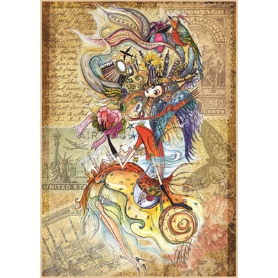 Anatolian 4560 - Circassian Girl Taveling the World - 1500 db-os puzzle