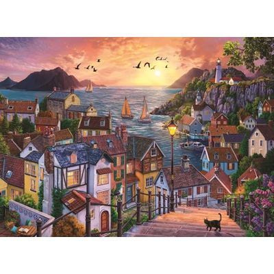 Anatolian 1098 - Coastal Town at Sunset - 1000 db-os puzzle