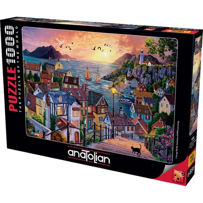 Anatolian 1098 - Coastal Town at Sunset - 1000 db-os puzzle