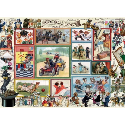 Anatolian 3611 - Cute Kittens &amp;amp; Comical Dogs - 2 x 500 db-os puzzle