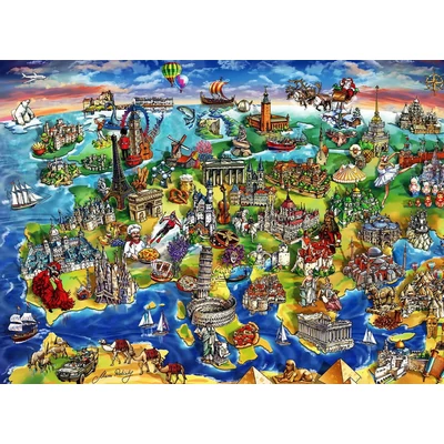Anatolian 4557 - European World - 1500 db-os puzzle