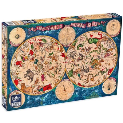 Black Sea  BS82230 - Sky Map, 1670, Frederick de Witt - 500 db-os puzzle