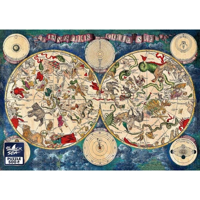 Black Sea  BS82230 - Sky Map, 1670, Frederick de Witt - 500 db-os puzzle