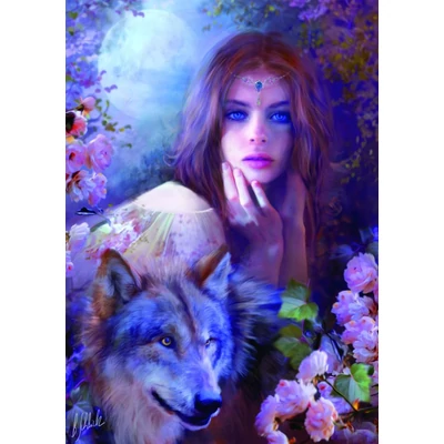 Bluebird puzzle 70172 - Midnight Rose - 1000 db-os puzzle