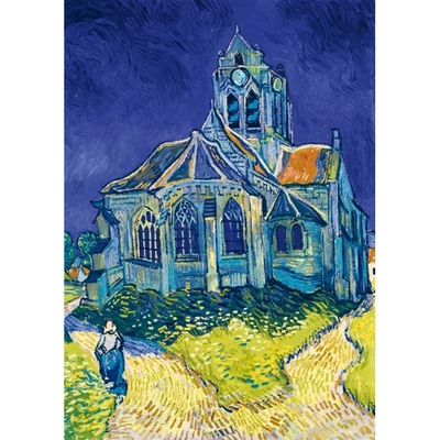 Bluebird 1000 db-os puzzle - Art by Vincent Van Gogh - The Church in Auvers-sur-Oise, 1890 (60280)