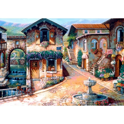 Bluebird 70120 - The Fountain on the Square - 1000 db-os puzzle