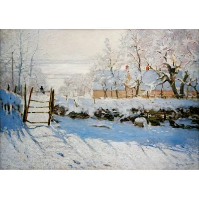 Bluebird 60237 -Claude Monet - The Magpie, 1869 - 1000 db-os Art by puzzle 