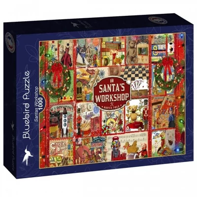 Bluebird 90528 -Santas Workshop - 1000 db-os puzzle 