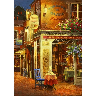Bluebird 90215 - Auberge de Savoie Restaurant, Franciaország - 1000 db-os puzzle