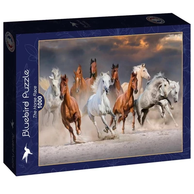 Bluebird 90283 - The Horse Race - 1000 db-os puzzle