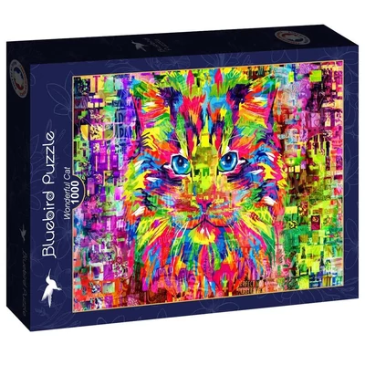 Bluebird 90219 - Wonderful Cat - 1000 db-os puzzle