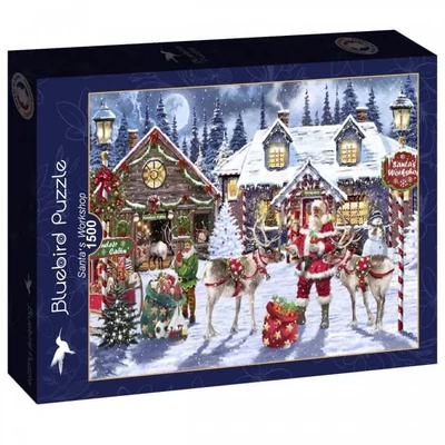 Bluebird 90531 -Santa&#039;s Workshop - 1500 db-os puzzle
