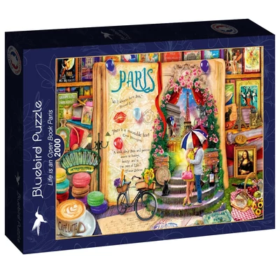 Bluebird 90713 - Life is an Open Book Paris - 2000 db-os puzzle