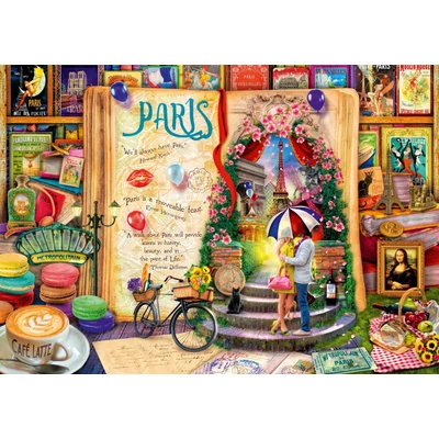 Bluebird 90713 - Life is an Open Book Paris - 2000 db-os puzzle