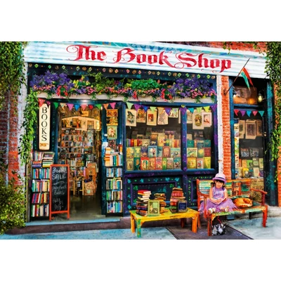 Bluebird 90716 - The Bookshop Kids - 2000 db-os puzzle