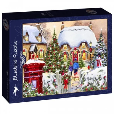 Bluebird 90520 -Winter Cottage - 2000 db-os puzzle 