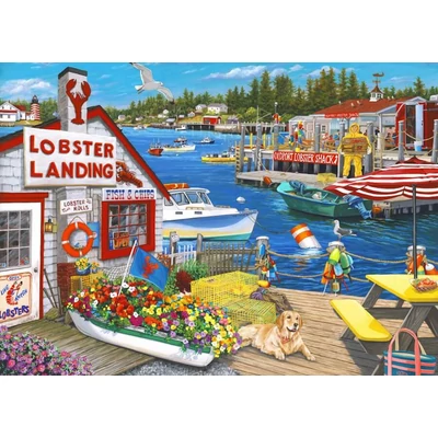 Bluebird 90957 - Lobster Landing - 500 db-os puzzle