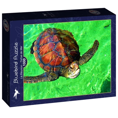 Bluebird 90298 - La Réunion - Tortue de Mer - 1000 db-os puzzle