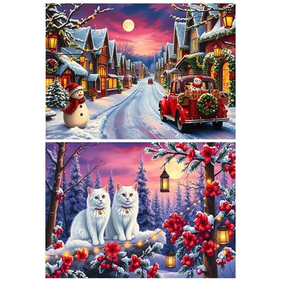Bluebird 91102 - Ready for Christmas - 2 x 500 db-os puzzle