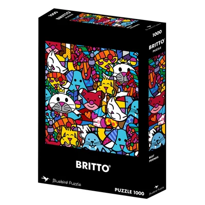 Bluebird 91163 - Romero Britto - Best Friends - 1000 db-os puzzle