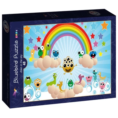 Bluebird 90051 - Alien in the sky - Kids 48 db-os puzzle