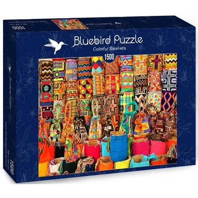 Bluebird puzzle 70223 - Colorful Baskets - 1500 db-os puzzle