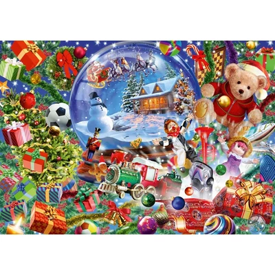 Bluebird 70236 - Christmas Globe - 1000 db-os puzzle