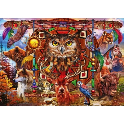 Bluebird puzzle 70247 - Animal Totem - 1000 db-os puzzle