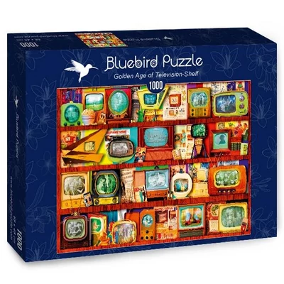 Bluebird 70330 - Golden Age of Television-Shelf - 1000 db-os puzzle