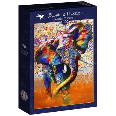 Bluebird 1000 db-os puzzle - African Colours (90002)