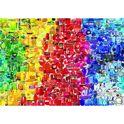 Bluebird 70484 - Coloured Things - 1000 db-os puzzle