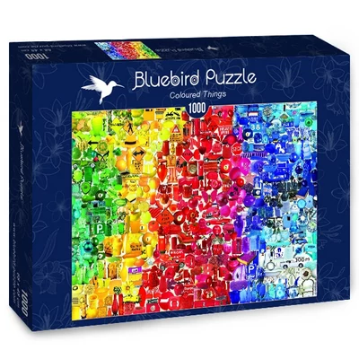 Bluebird 70484 - Coloured Things - 1000 db-os puzzle