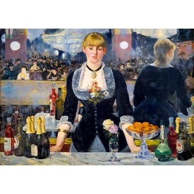 Bluebird Art by 60080 - Édouard Manet - A Bar at the Folies-Bergère, 1882 - 1000 db-os puzzle