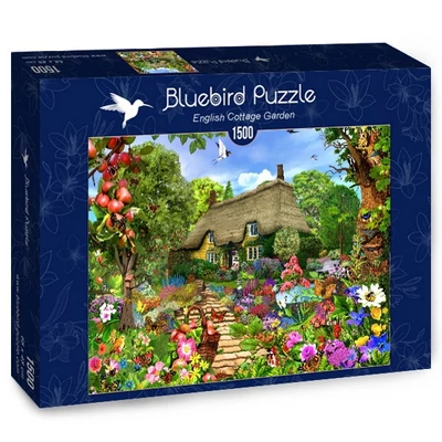 Bluebird 90010 English Cottage Garden - 1500 db-os puzzle