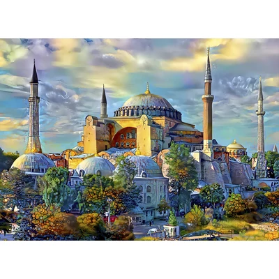 Bluebird 1000 db-os puzzle - Hagia Sophia - Istanbul - Turkey (90288)