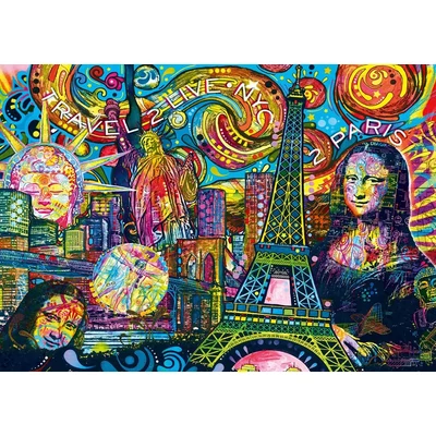 Bluebird 70496 - Iconic Travel - 1000 db-os puzzle