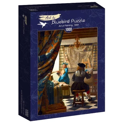 Bluebird Art by 60083 - Johannes Vermeer - Art of Painting, 1668 - 1000 db-os puzzle