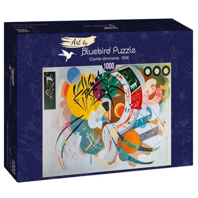 Bluebird 60110 - Kandinsky - Courbe dominante, 1936 - 1000 db-os Art by puzzle