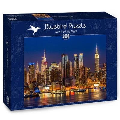 Bluebird 70450 New York by night - 2000 db-os puzzle