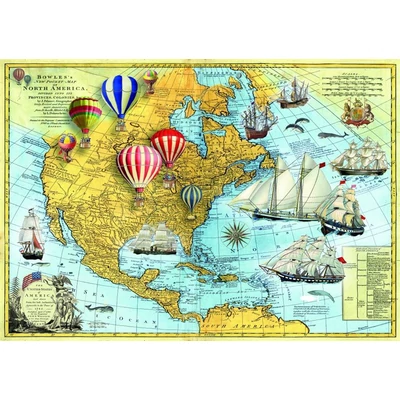 Bluebird 70486 - North America - 1500 db-os puzzle