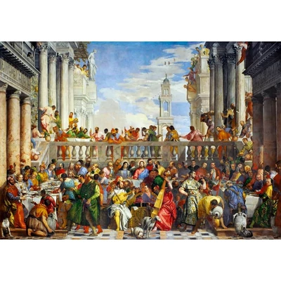 Bluebird Art by 60011 - Paolo Veronese - The Wedding at Cana 1563 - 1000 db-os puzzle
