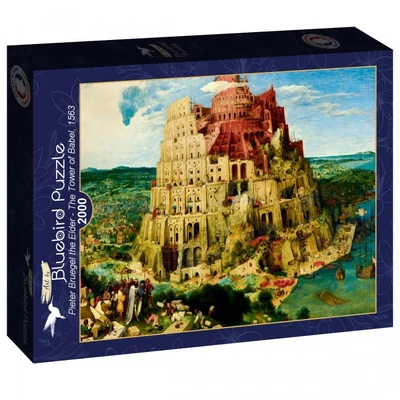 Bluebird 60201 - Pieter Bruegel the Elder - The Tower of Babel - 2000 db-os puzzle