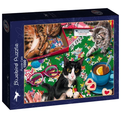 Bluebird 90030 - Puzzle Cats - 1000 db-os puzzle