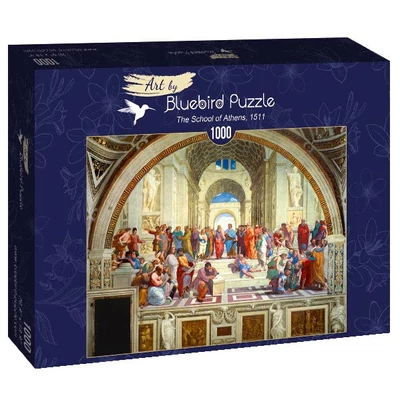 Bluebird Art by 60013 - Raphael - The School of Athens 1511 - 1000 db-os puzzle