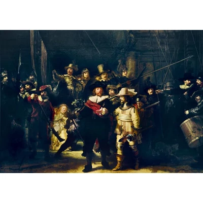 Bluebird Art by 60078 - Rembrandt - The Night Watch, 1642 - 1000 db-os puzzle