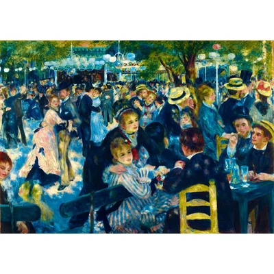 Bluebird Art by 60049 - Renoir - Dance at Le Moulin de la Galette, 1876 - 1000 db-os puzzle